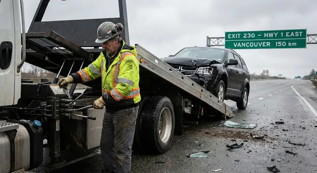 Laval accident recovery with proper scene management