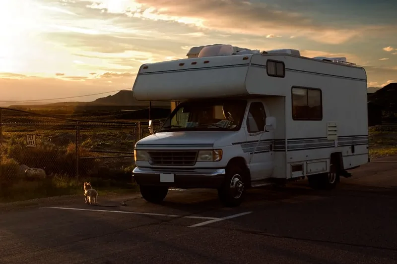 Laval RV motorhome ready for transport